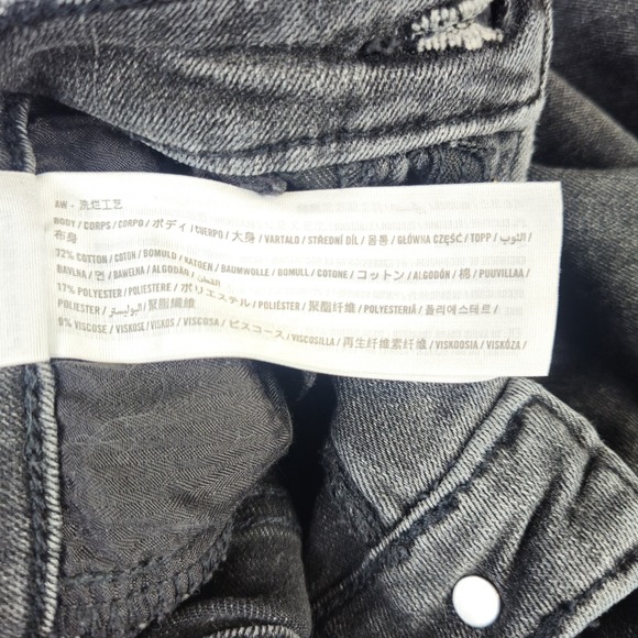 Hollister‎ Jeans Womens 11R 30x31 High Rise Flare Distressed Hem Stretch Denim - Picture 5 of 9